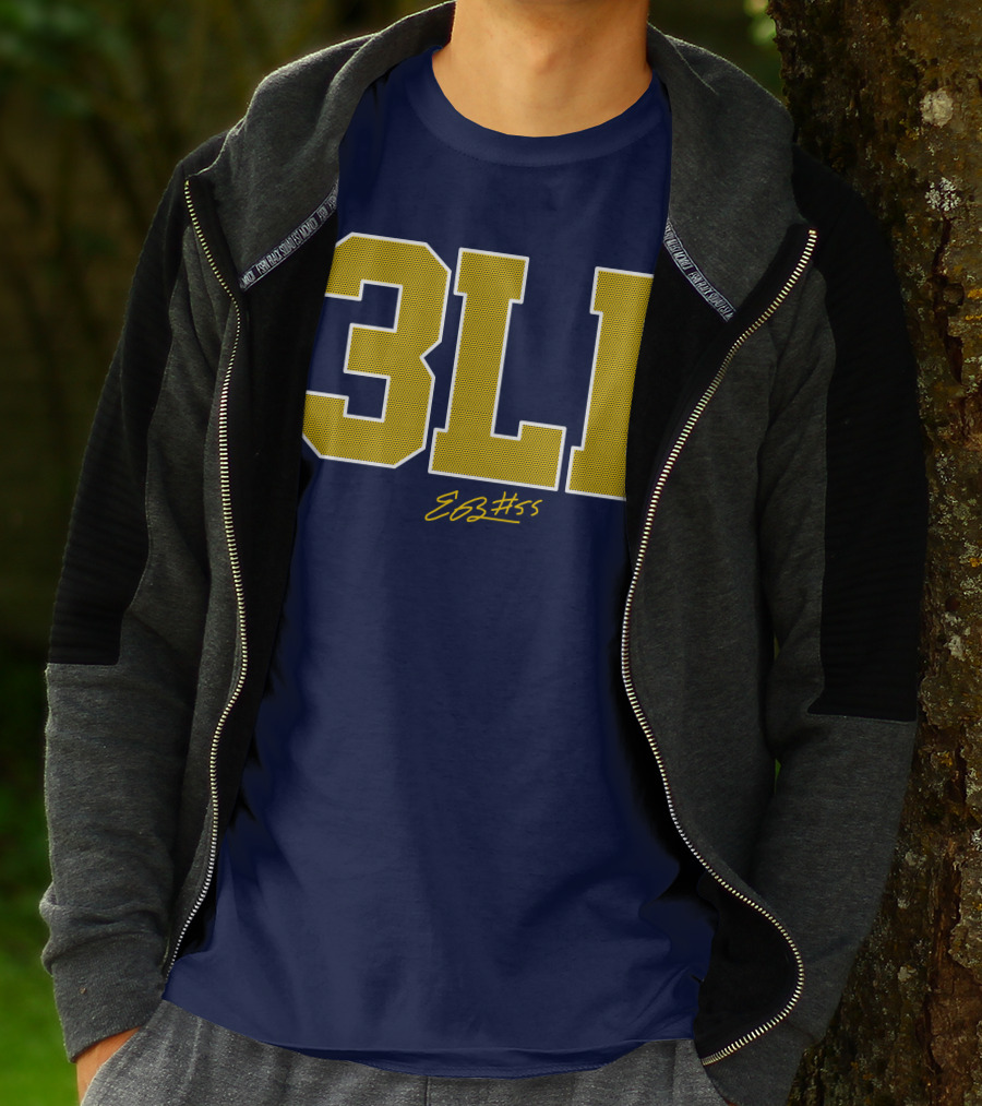 3Li Eli Brooks E63 #55 The Players Trunk Store T-Shirt
