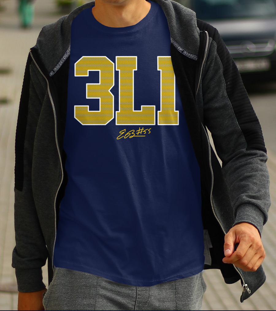 3Li Eli Brooks E63 #55 The Players Trunk Store T-Shirt