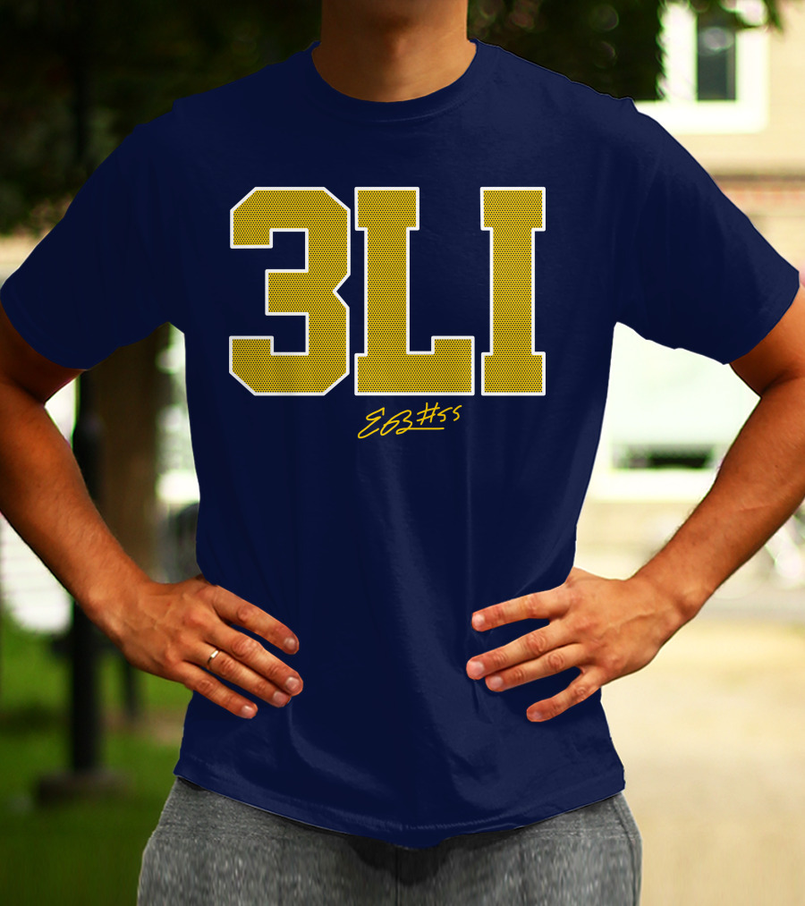 3Li Eli Brooks E63 #55 The Players Trunk Store T-Shirt