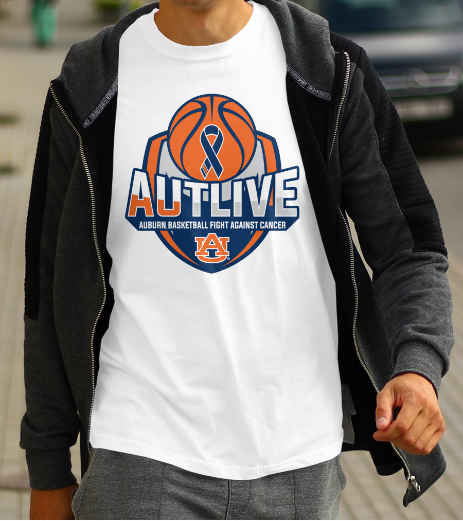 Autlive Auburn Basketball Fight Against Cancer T-Shirt
