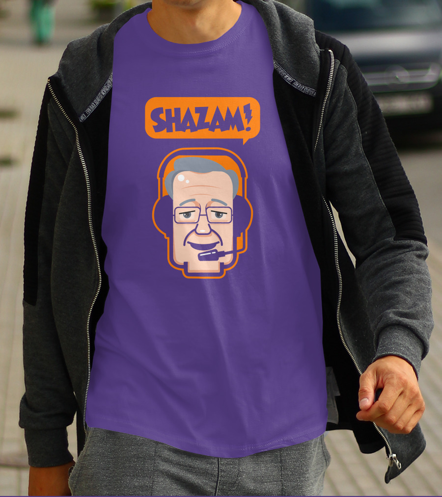 Shazam Al McCoy Cartoon Headset T-Shirt
