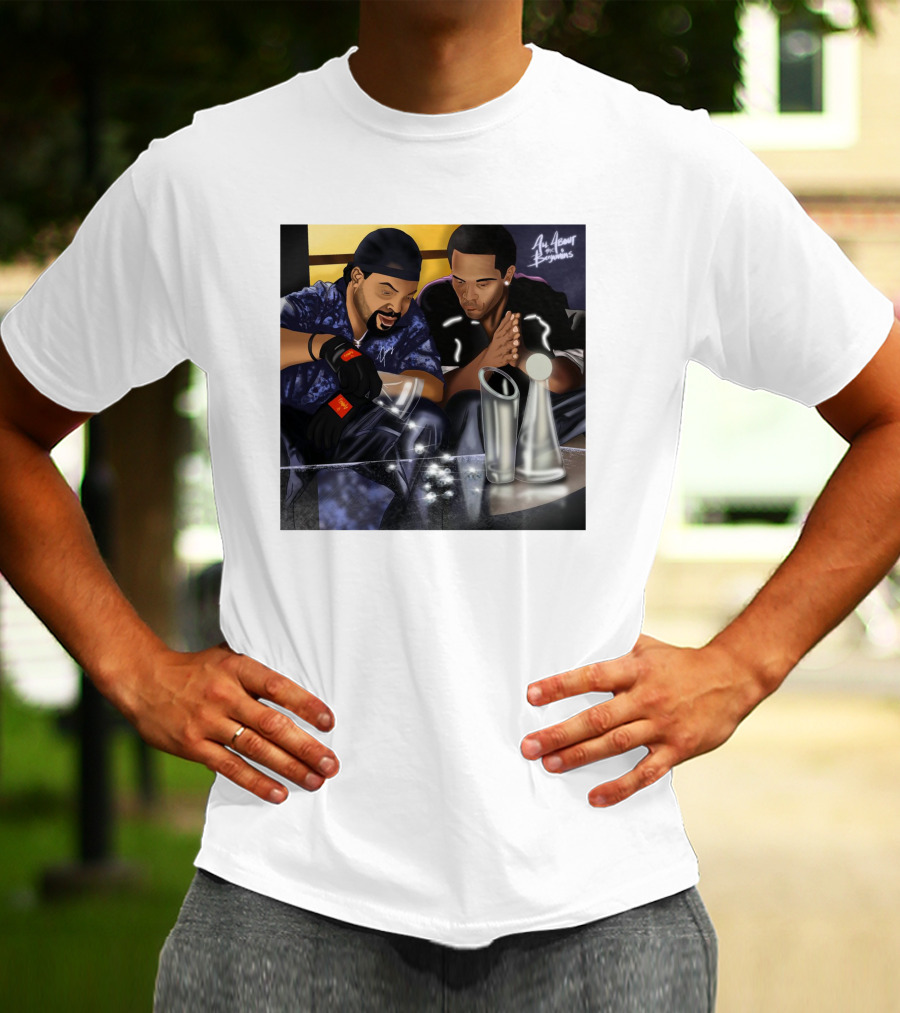 20 Years All About The Benjamins Ice Cube Mike Win On Set Scènes All About The Benjamins T-Shirt