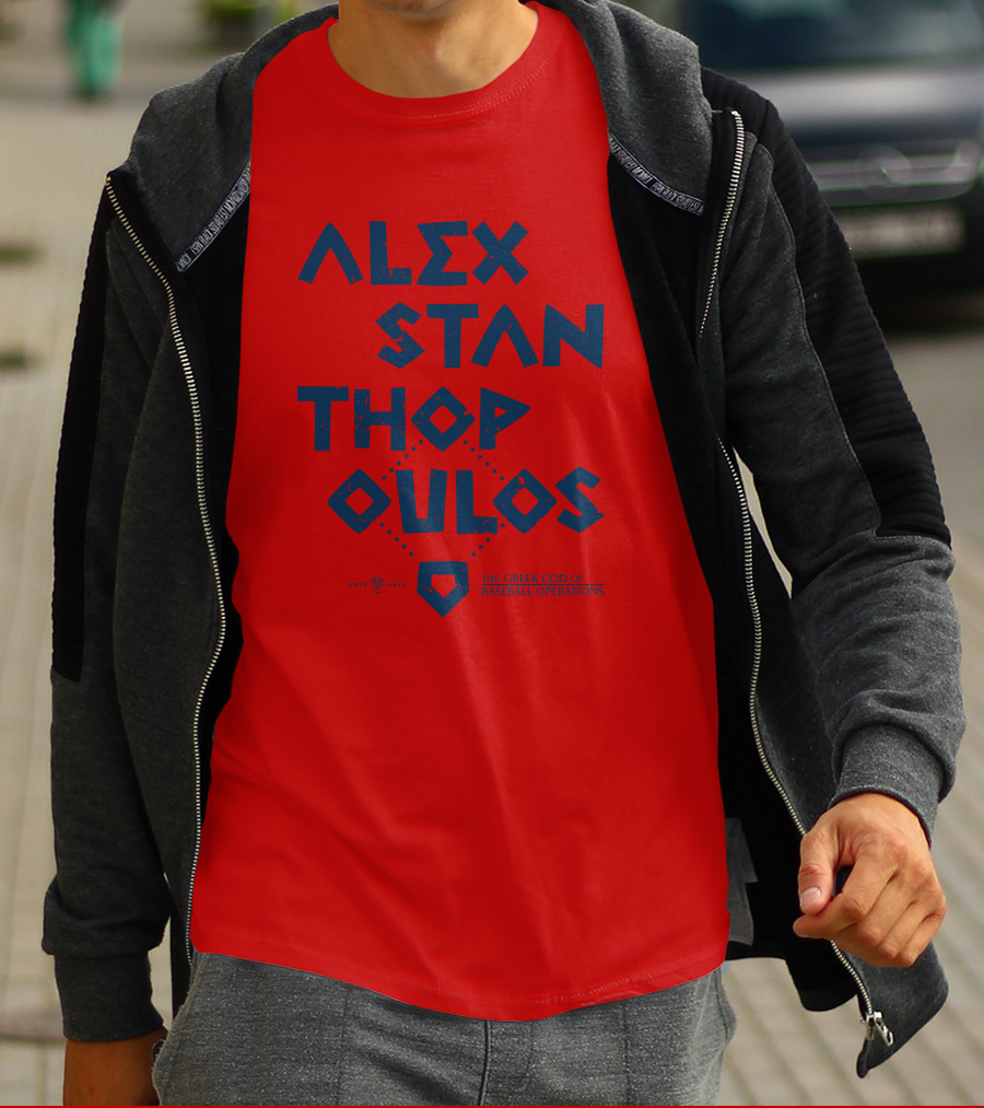 Alex Stanthopoulos The Greek God Of Baseball Operations Rotowear Merch T-Shirt