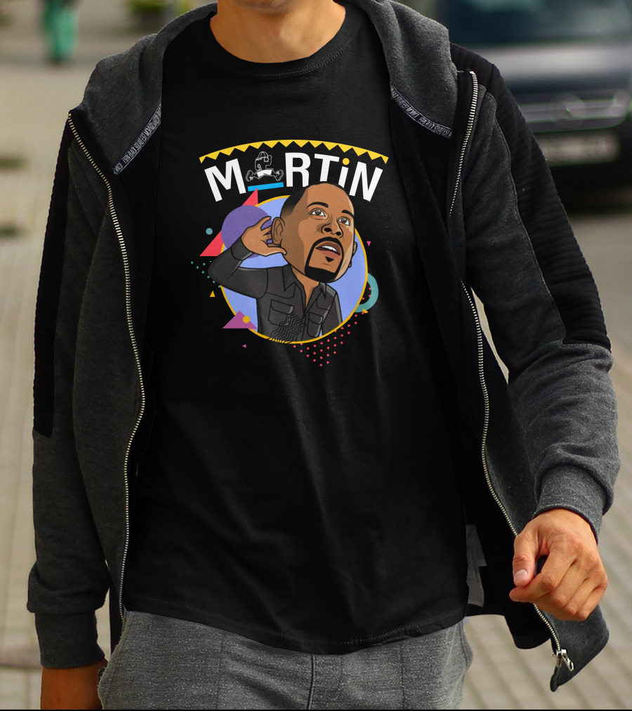 Martin Lawrence Martin TV Show Cartoon T-Shirt