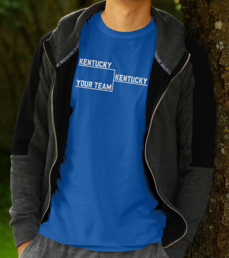 Kentucky Your Team Kentucky Tournament Bracket T-Shirt