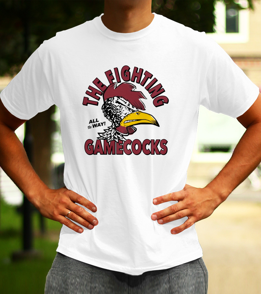Corey Rucker South Carolina The Fighting Gamecocks All The Way T-Shirt