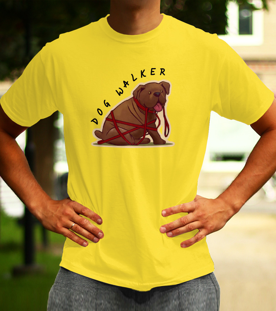 Dog Walker Dwight's Cats And Dogs Collection Dead By Daylight Store T-Shirt