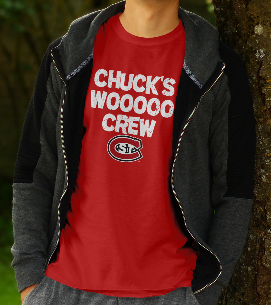 St. Cloud State Huskies Chuck's Wooooo Crew SCSU T-Shirt