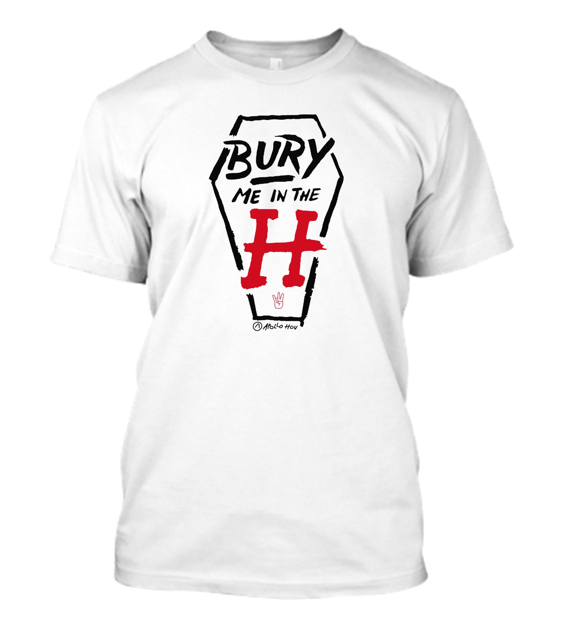 Bury Me In The H Coffin Design By Atollo Hou T-Shirt