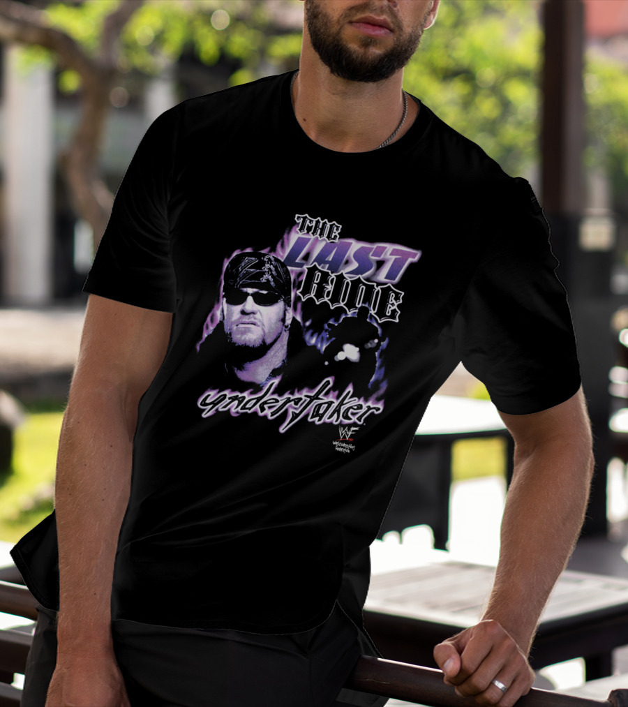 The Last Ride Undertaker WWF Stashpages Store T-Shirt