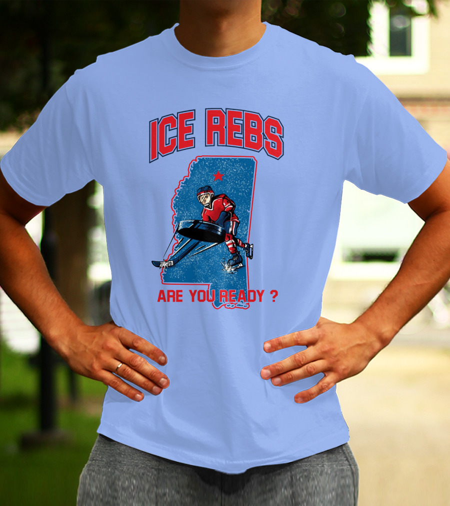 Ole Miss Ice Hockey Ice Rebs Are You Ready? T-Shirt