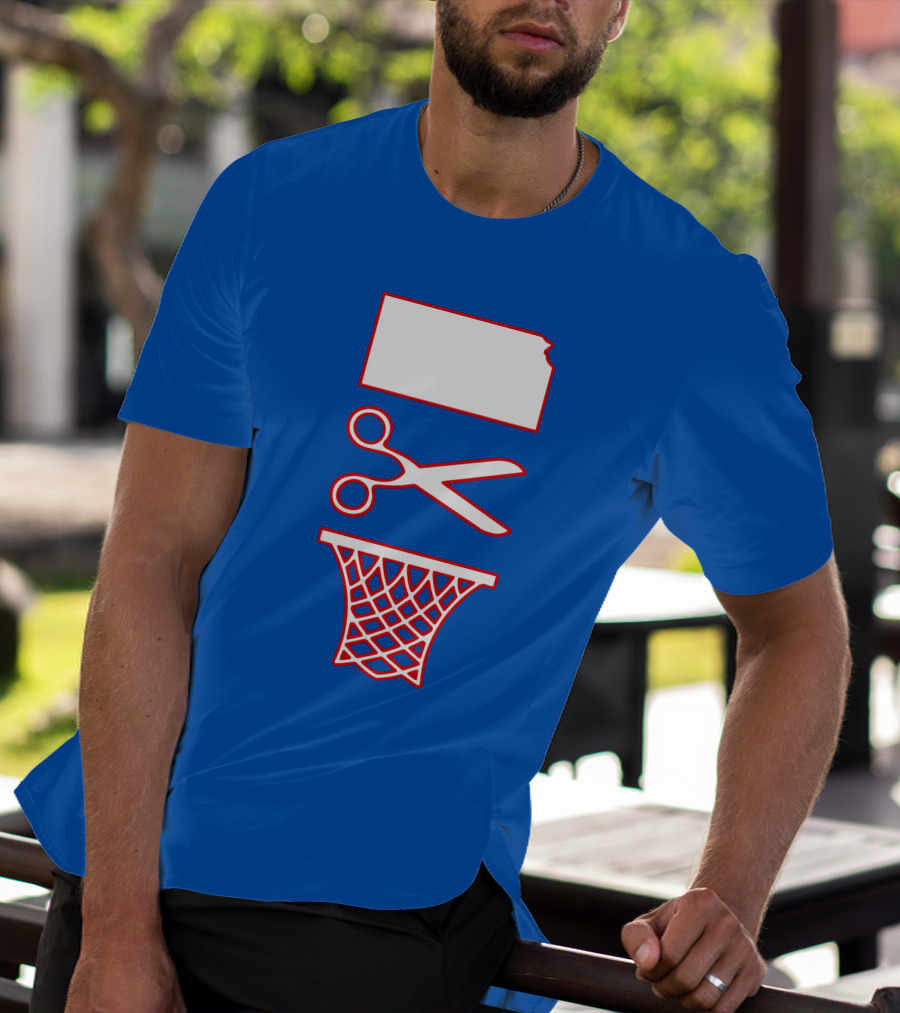 Rock Chalk Blog Kansas Jayhawks Net Cutting Victory T-Shirt