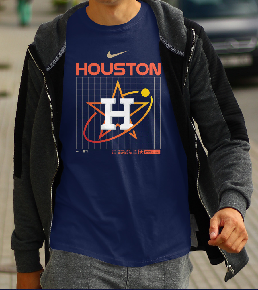 HOUSTON Astros Space City Houston TX MLB The Eagle Has Landed T-Shirt