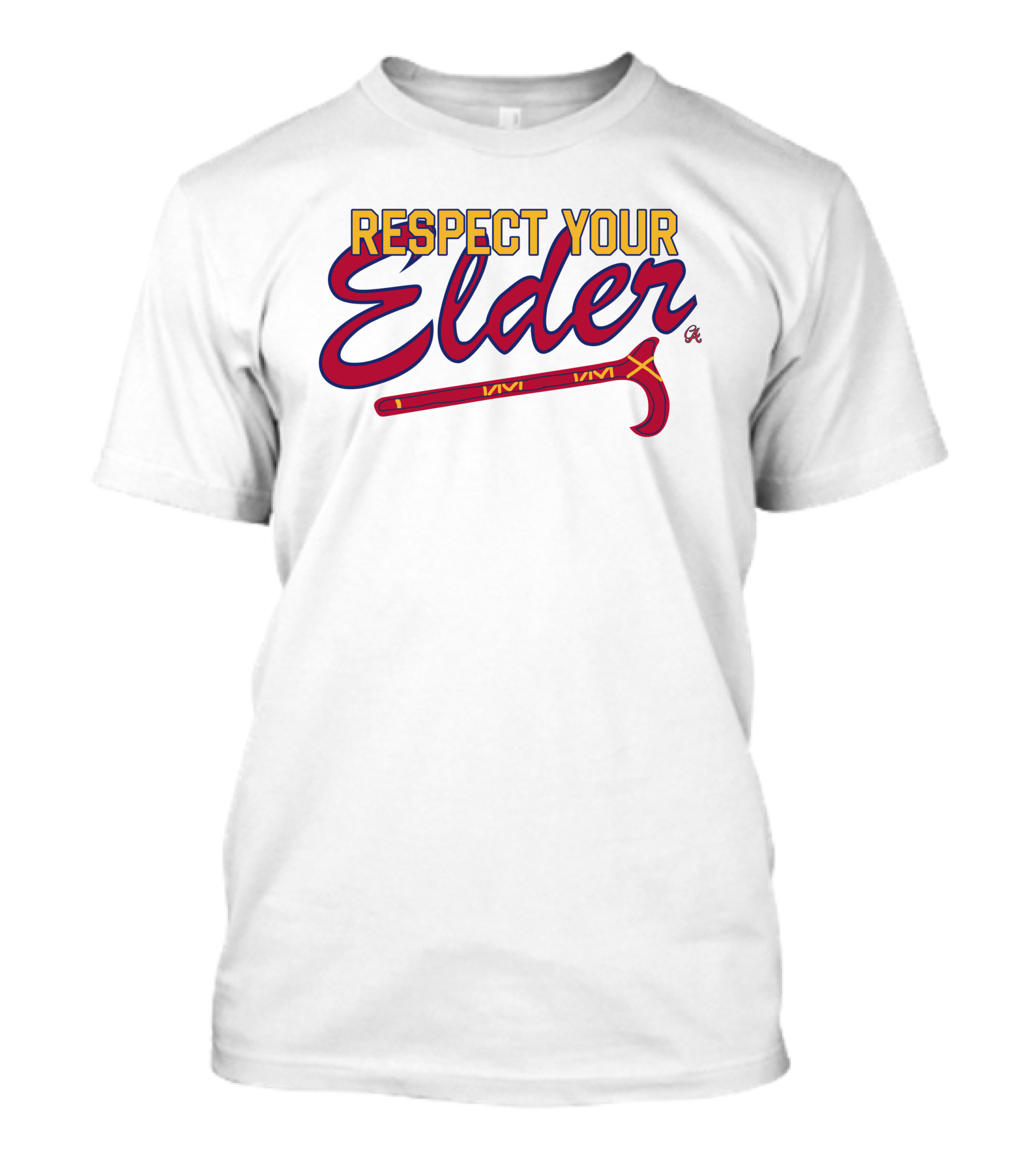 Respect Your Elder Baseball-Inspired Chatting Average Merch T-Shirt