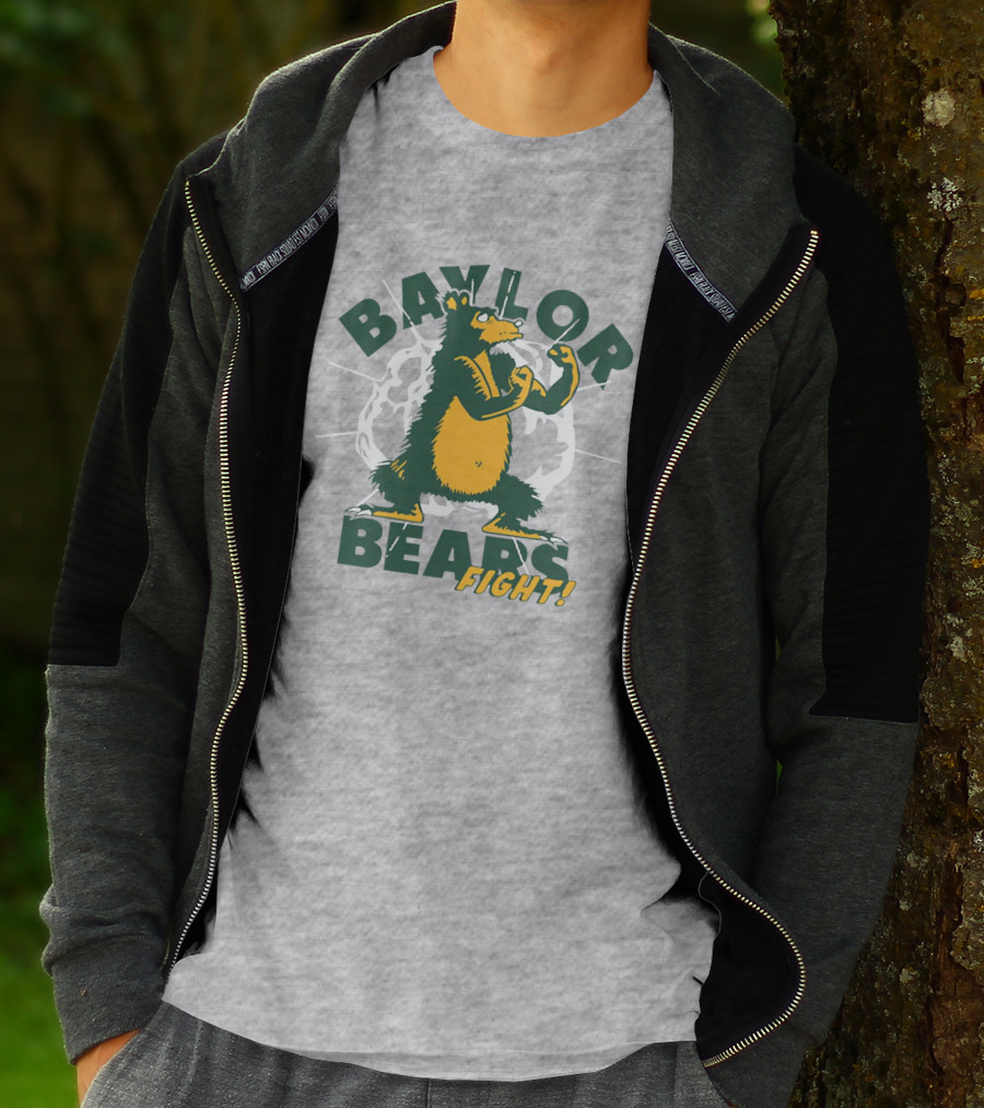 Baylor Bears Fight Vintage Style Homefield Store T-Shirt
