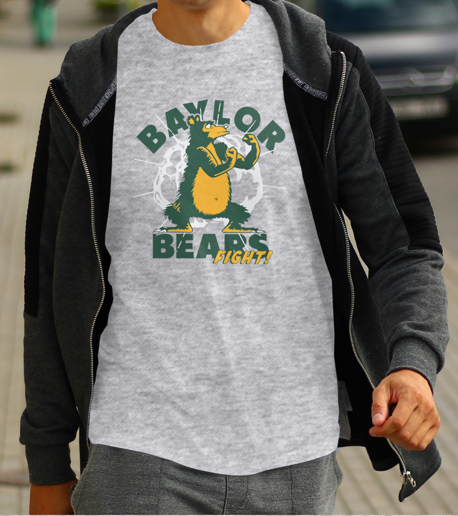 Baylor Bears Fight Vintage Style Homefield Store T-Shirt