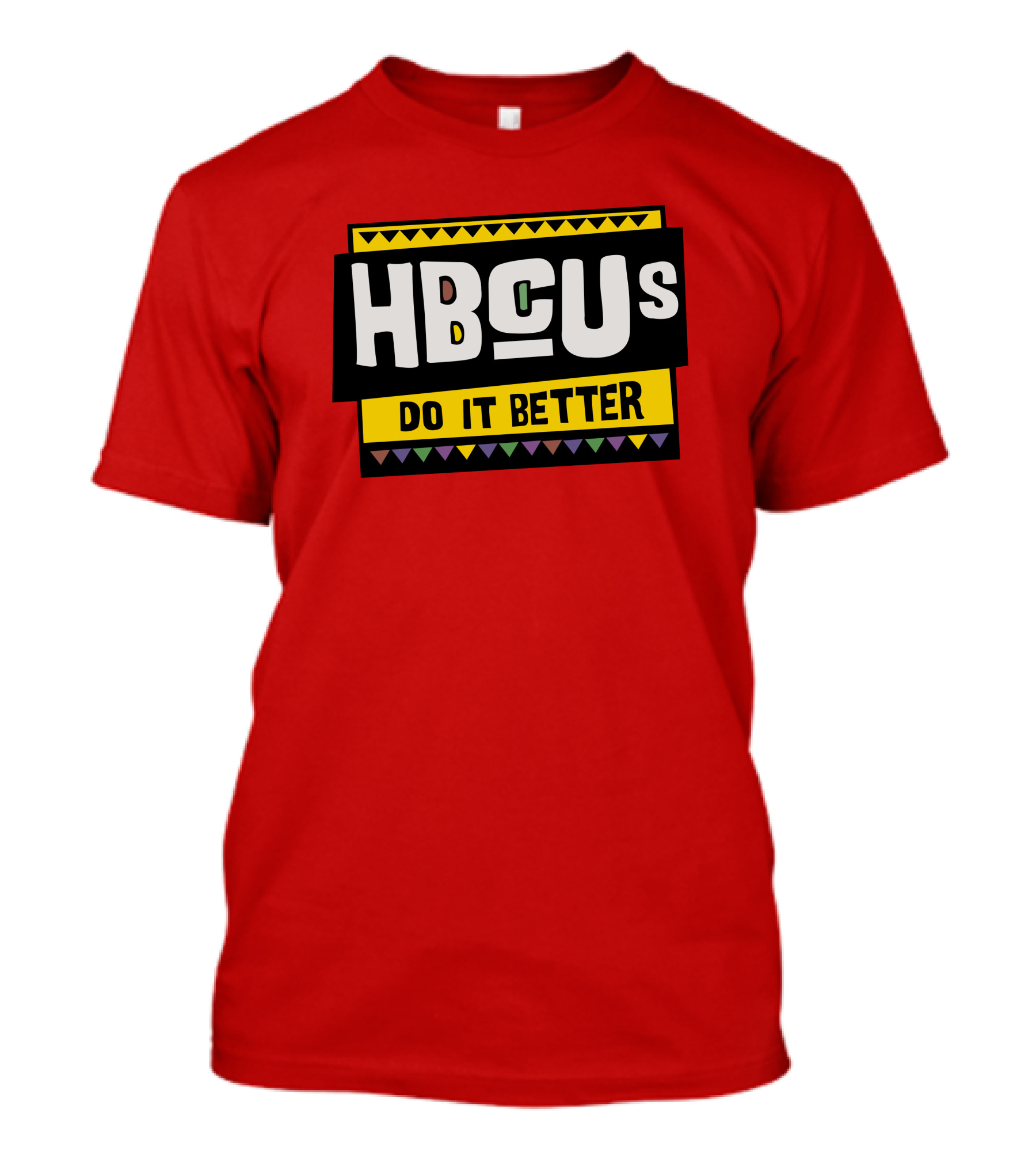 Hbcus Do It Better African Pattern Style T-Shirt