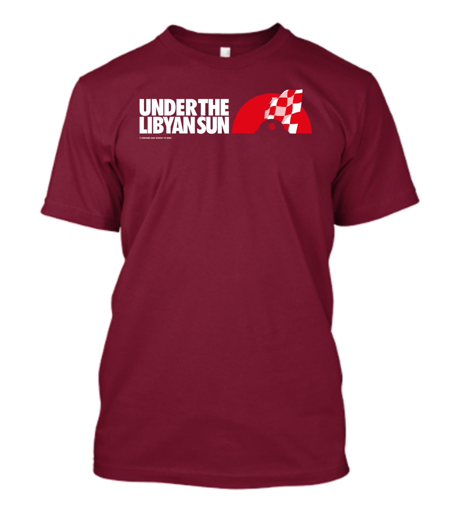 Ste Hoare Under The Libyan Sun Racing Checkered Flag T-Shirt