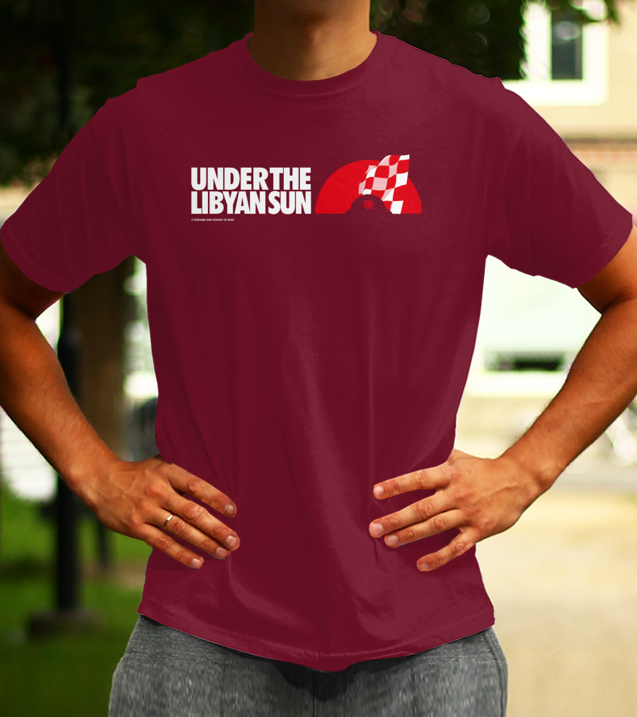 Ste Hoare Under The Libyan Sun Racing Checkered Flag T-Shirt