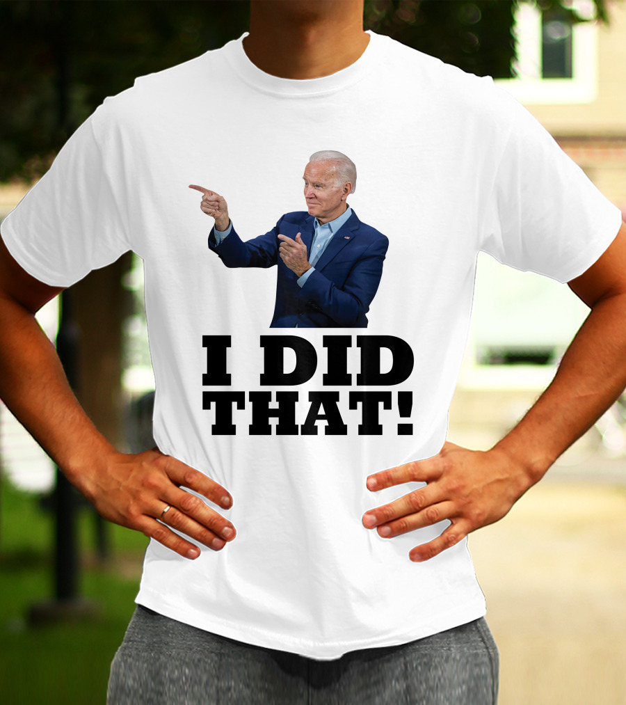 I Did That Jb Pointing Gesture T-Shirt