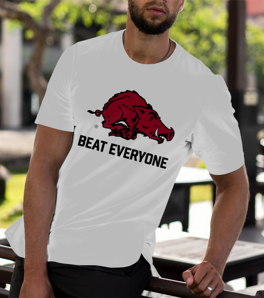 Beat Everyone Razorback Football T-Shirt
