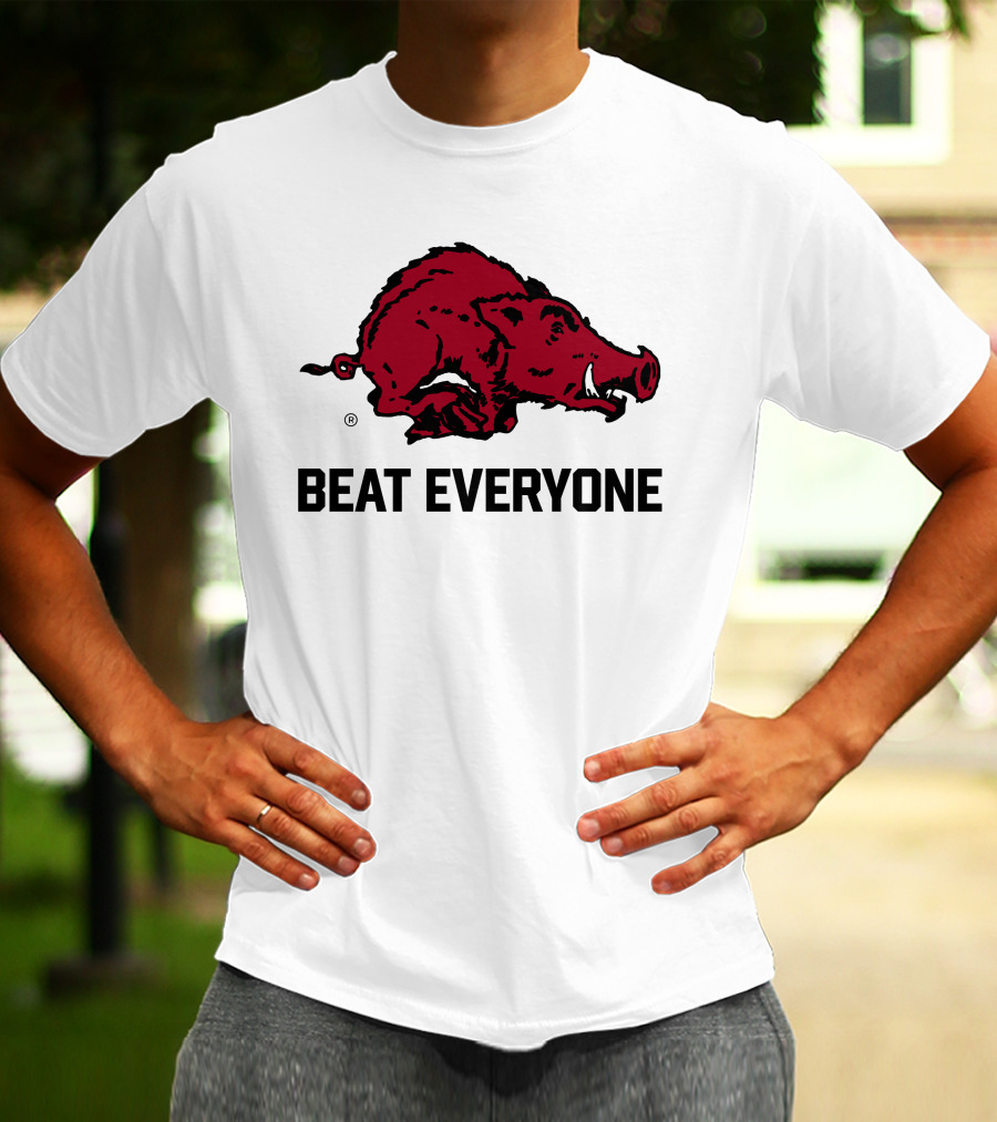 Beat Everyone Razorback Football T-Shirt