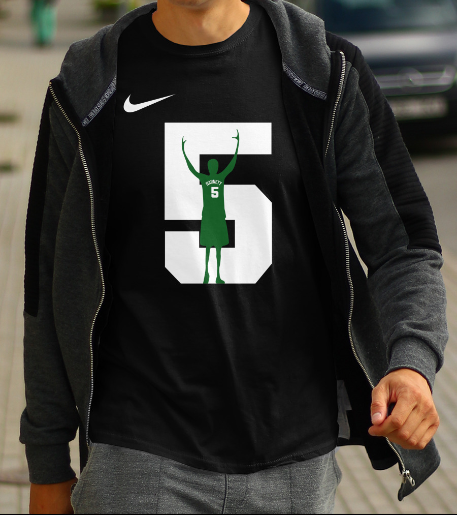 Kevin Garnett 5 Celtics NBC Sports Boston Honor T-Shirt