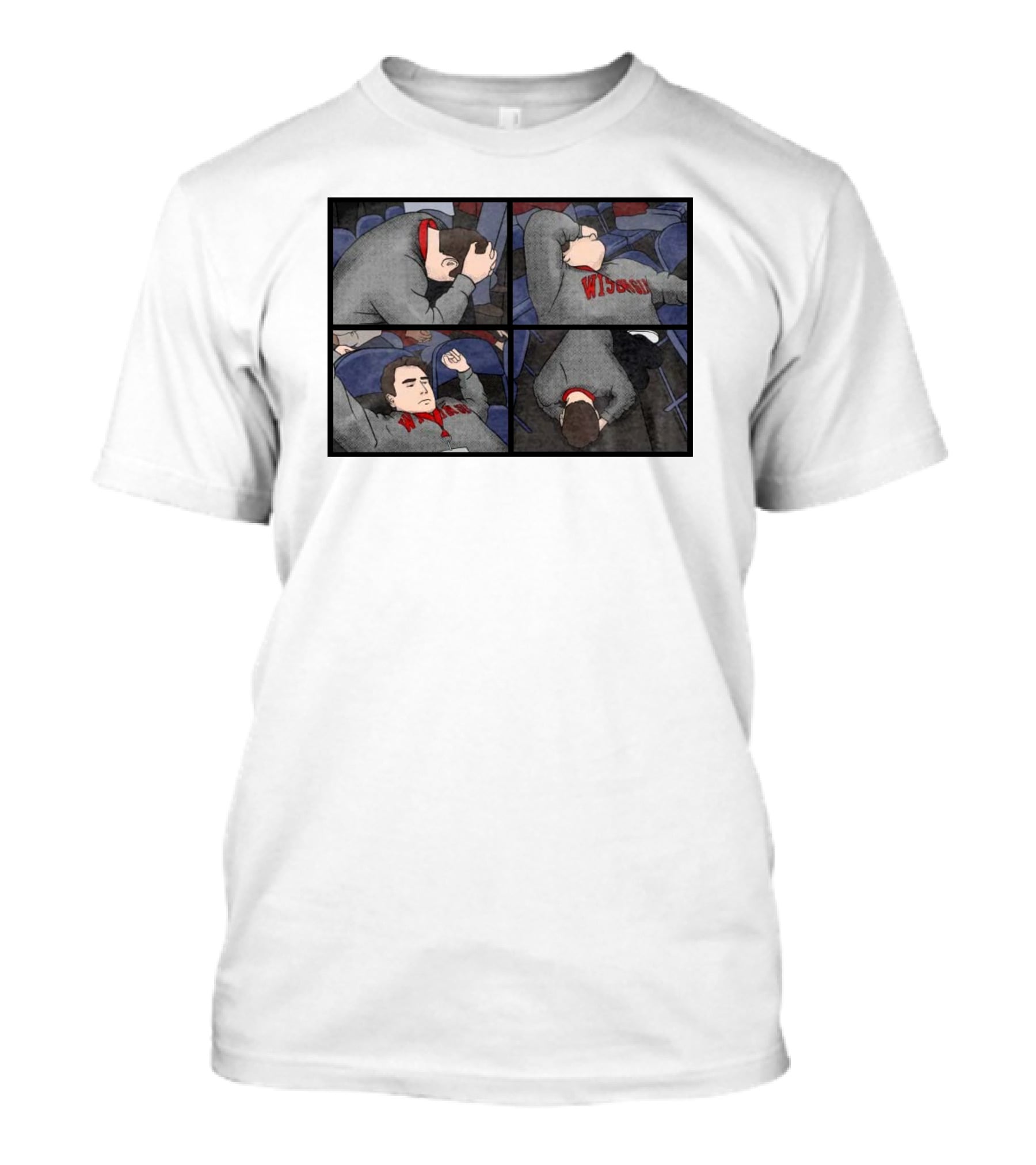 Pardon My Take Meltdown Hank Lockwood Comic Strip T-Shirt