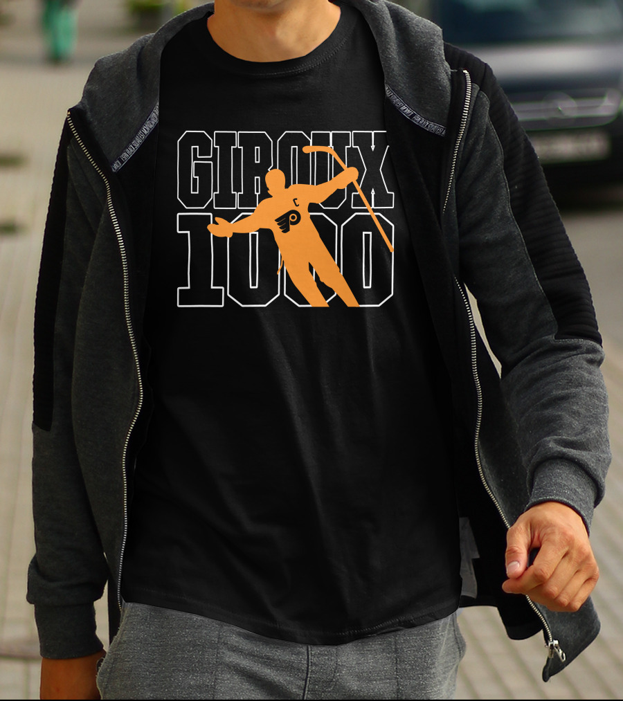 Giroux 1000 Philadelphia Flyers Hockey T-Shirt