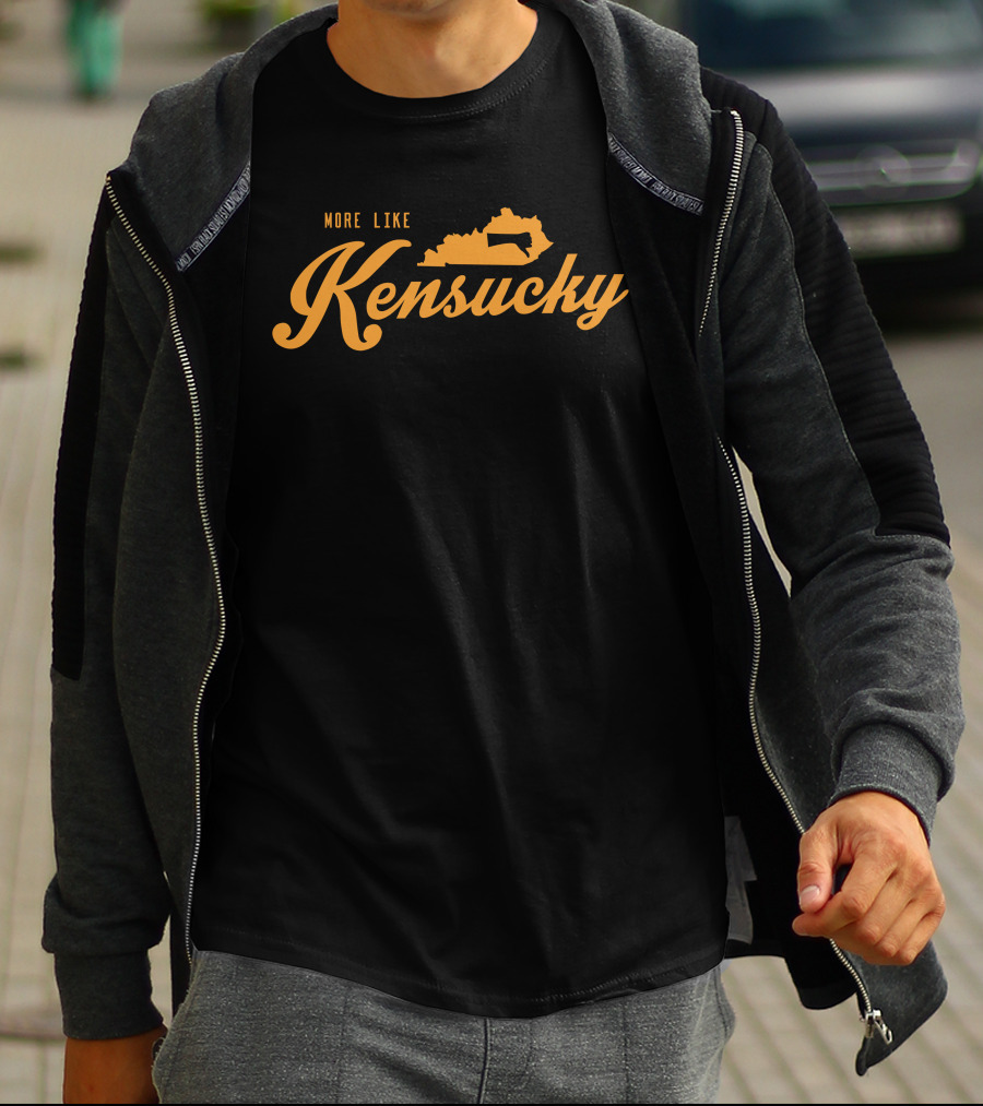 Sweetasamink More Like Kensucky Kentucky State Shape T-Shirt