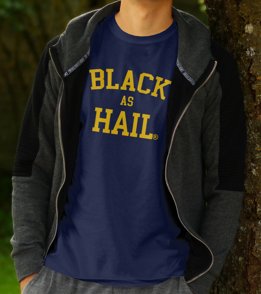 Jalen Rose Black As Hail Zach Shaw Sports T-Shirt