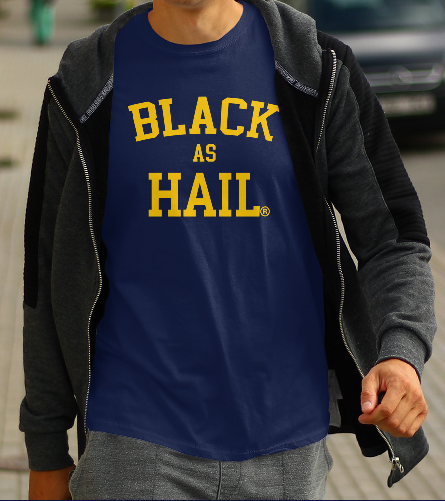 Jalen Rose Black As Hail Zach Shaw Sports T-Shirt