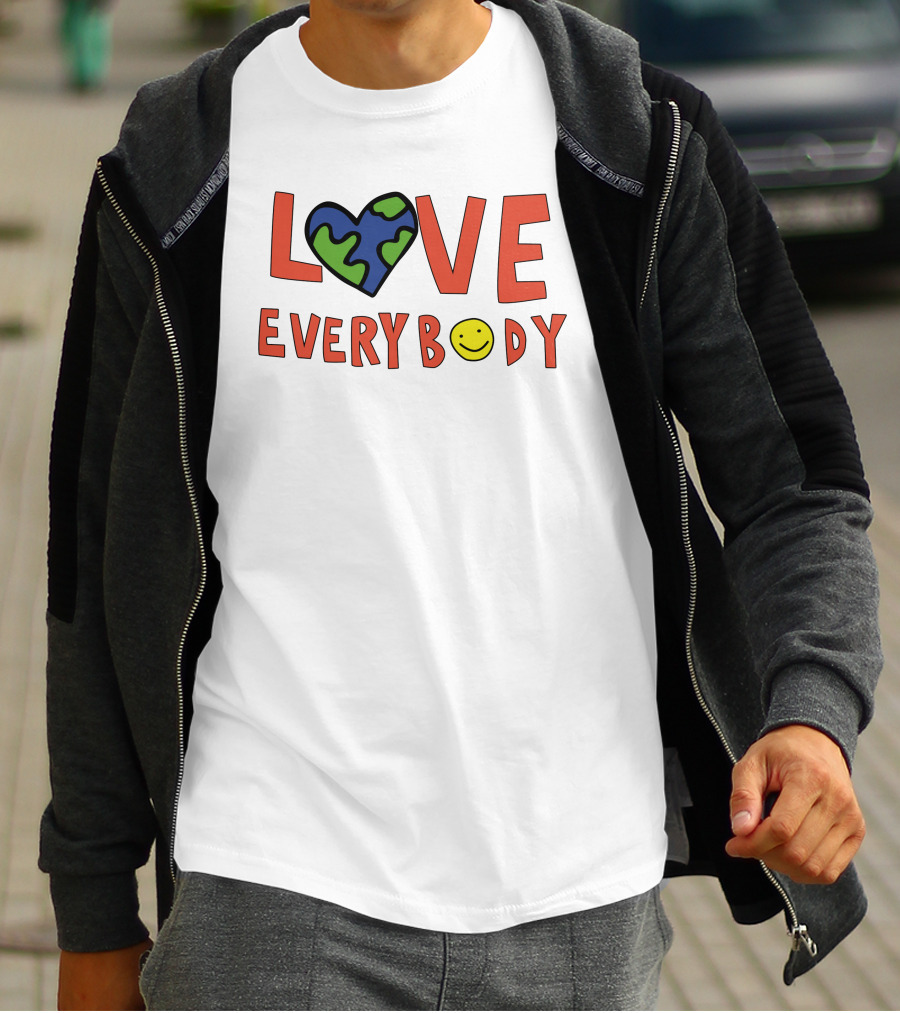 Marquez Valdes Scantling Love Everybody Heart Earth Smile Merch T-Shirt