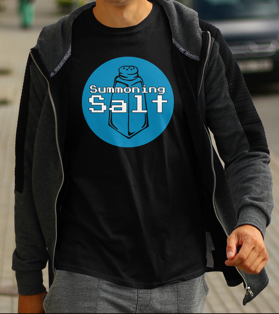 Summoning Salt Retro Gaming Icon With Pixel Art Salt Shaker T-Shirt