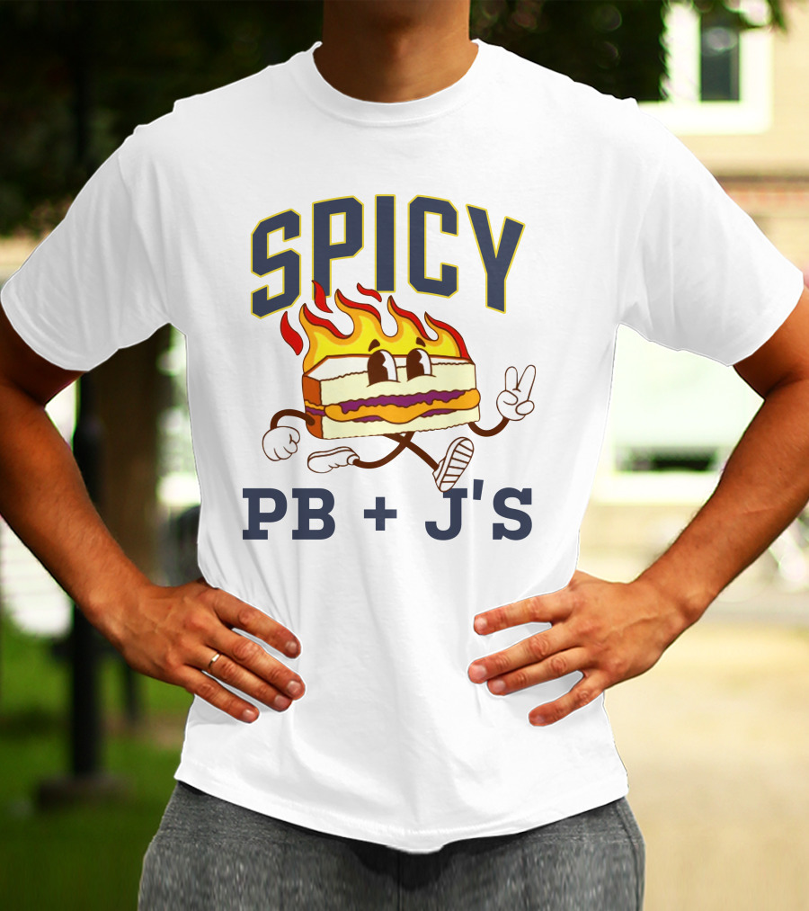 Kevin Kfc Clancy John Feits Feitelberg Spicy PB And J's Flamin’ Sandwich Character T-Shirt