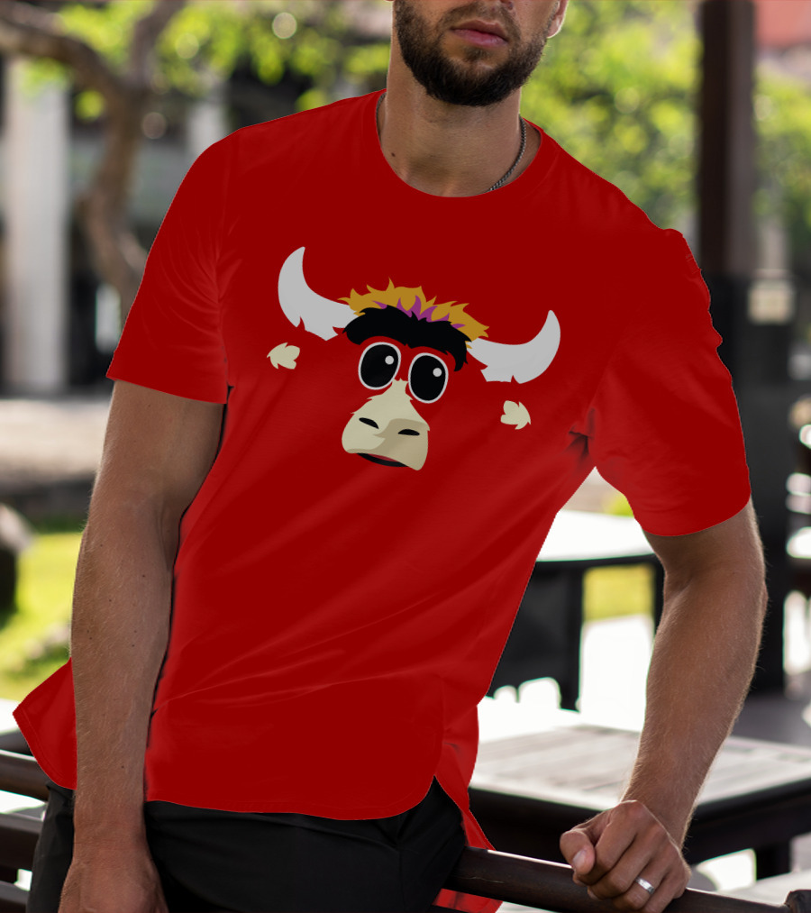 Benny The Bull Obama Chicago Bulls Mascot T-Shirt