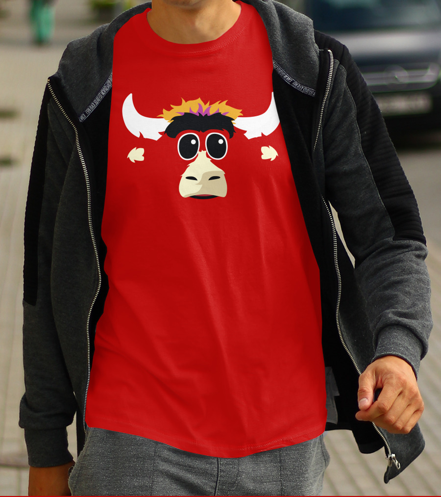 Benny The Bull Obama Chicago Bulls Mascot T-Shirt
