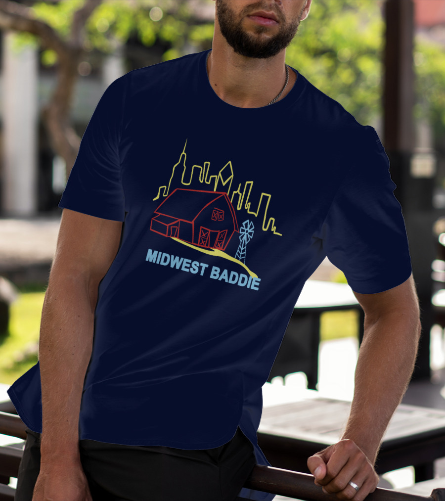 Midwest Baddie Barn Skyline T-Shirt