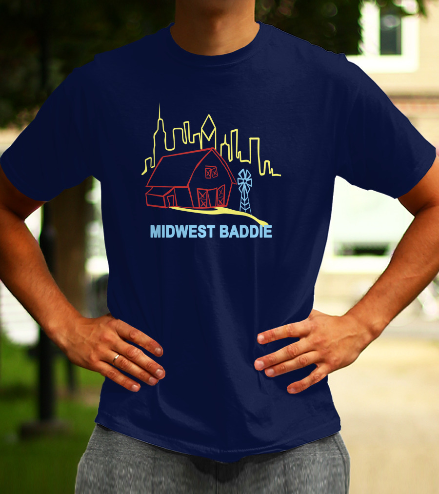 Midwest Baddie Barn Skyline T-Shirt