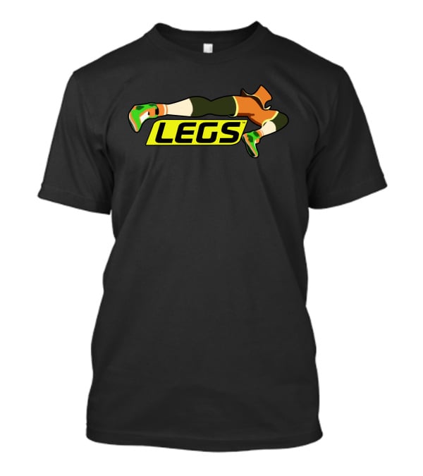 Etika Memorial Legs Iconic Green And Orange T-Shirt