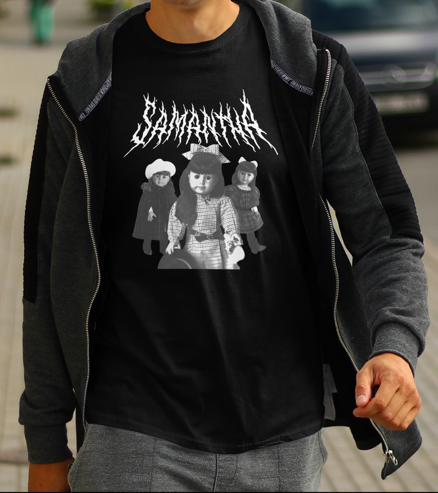 Samantha Dopeamyne Heavy Metal Doll Trio T-Shirt