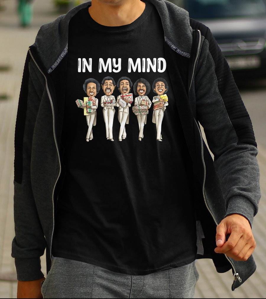 Dj R-Tistic Blackest Christmas Commodores In My Mind T-Shirt