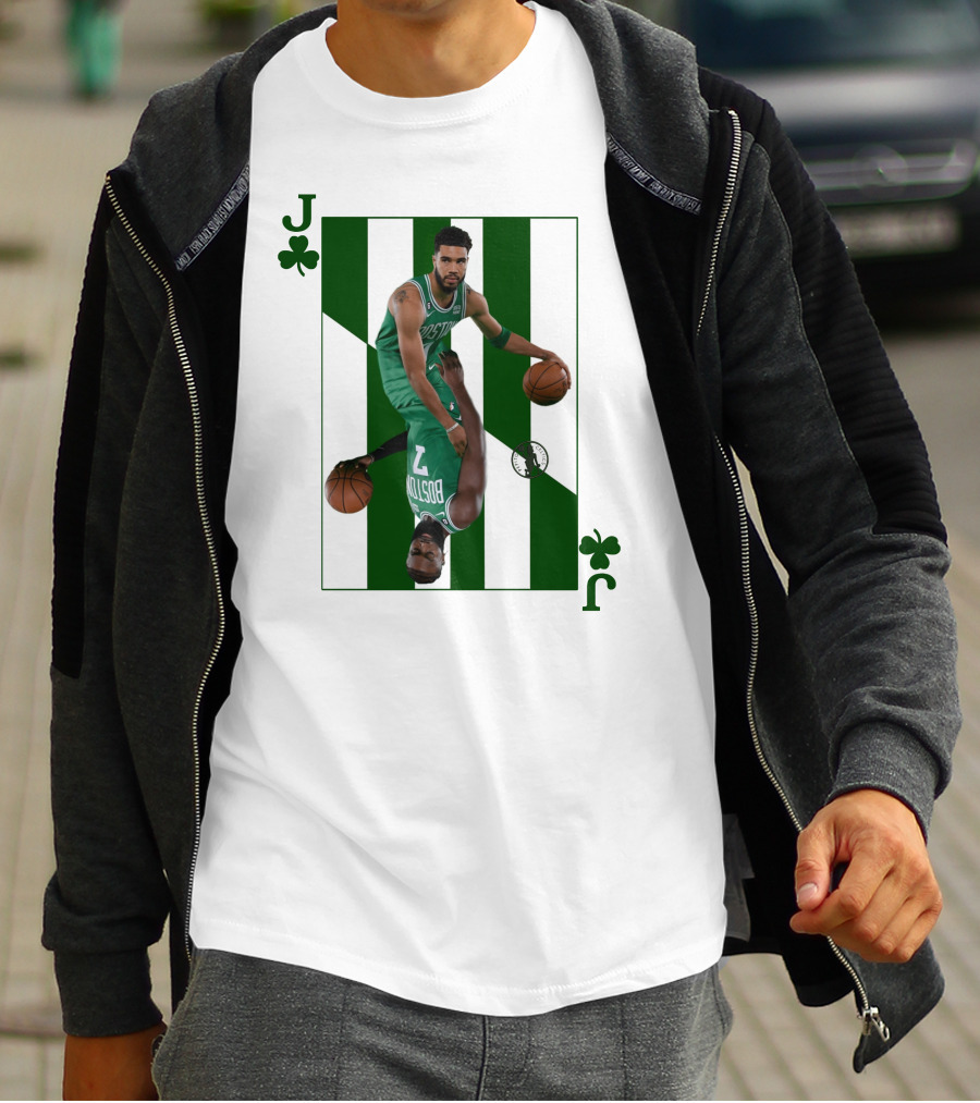 Pepito Brogdon Jays Brown Bleed Green Celtics Playing Card T-Shirt