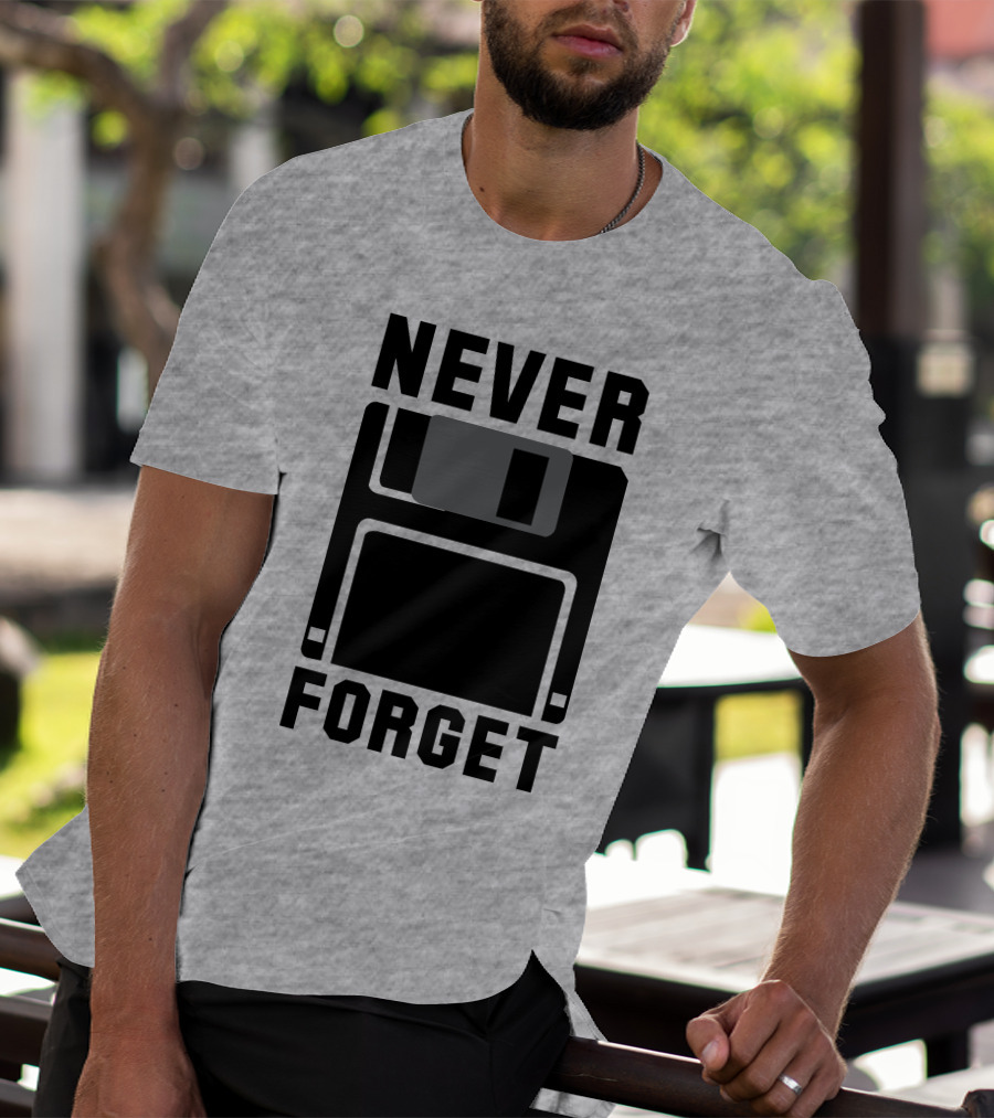 Jack Forge Never Forget Floppy Disk T-Shirt