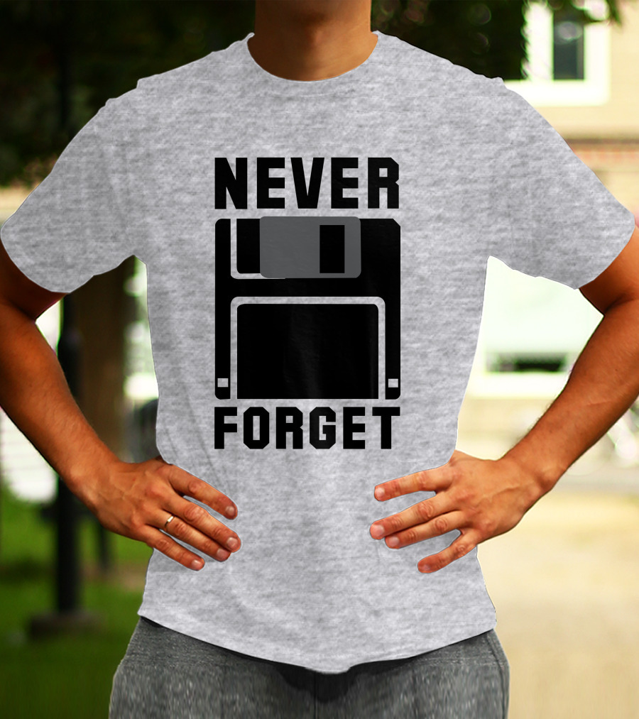 Jack Forge Never Forget Floppy Disk T-Shirt