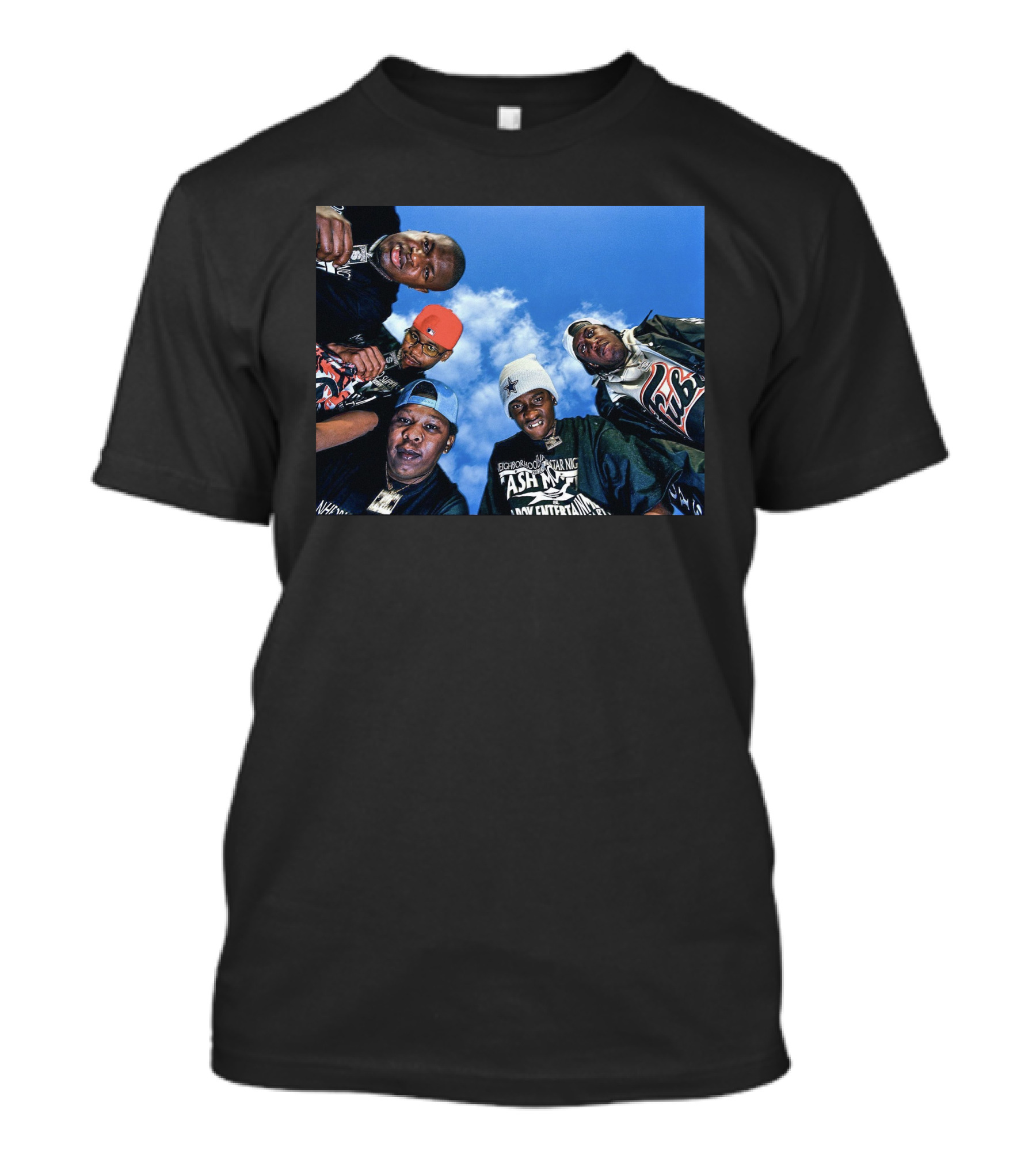Rare Auxgod Cash Money Millionaires 1999 Iconic Group Photo T-Shirt