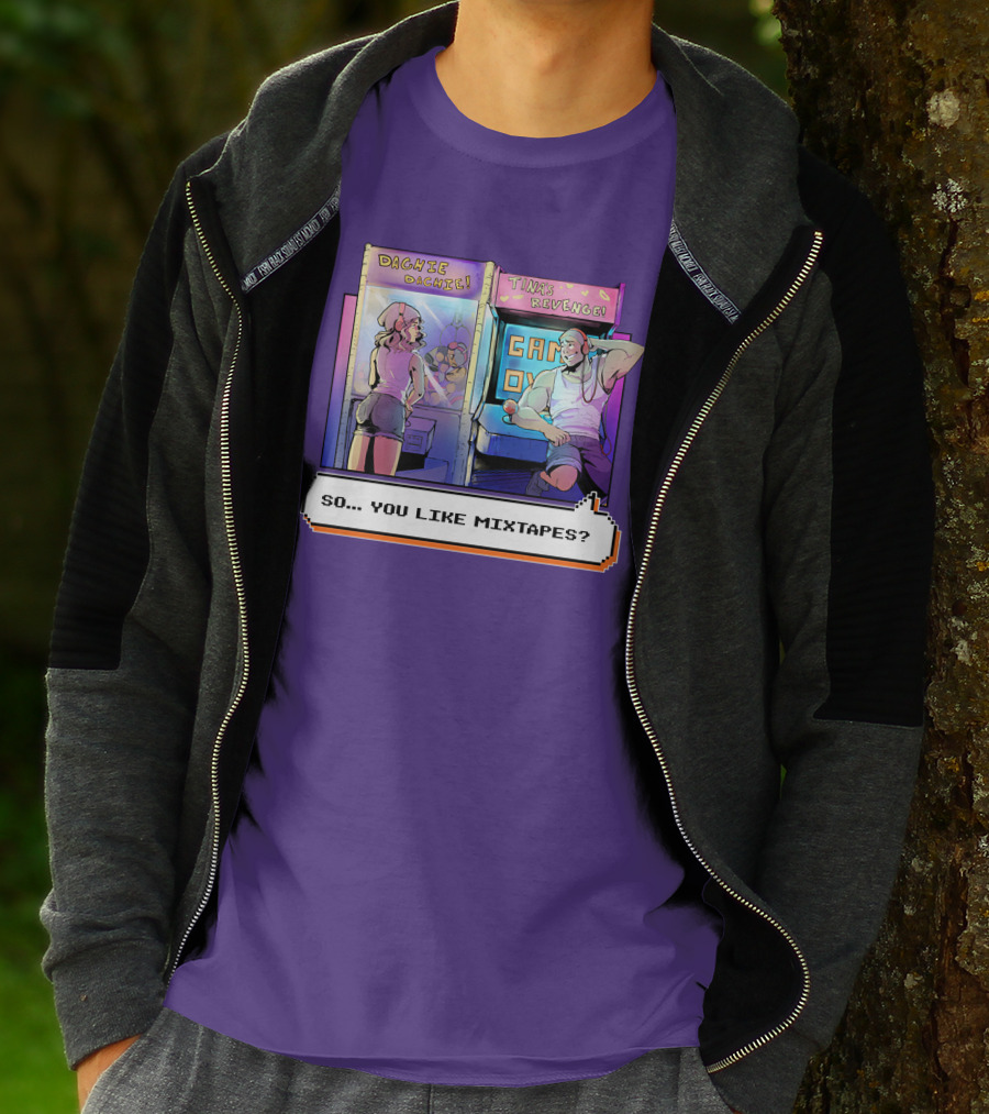 Dashiexp Arcade Dachie Game Over Tina's Revenge So You Like Mixtapes T-Shirt