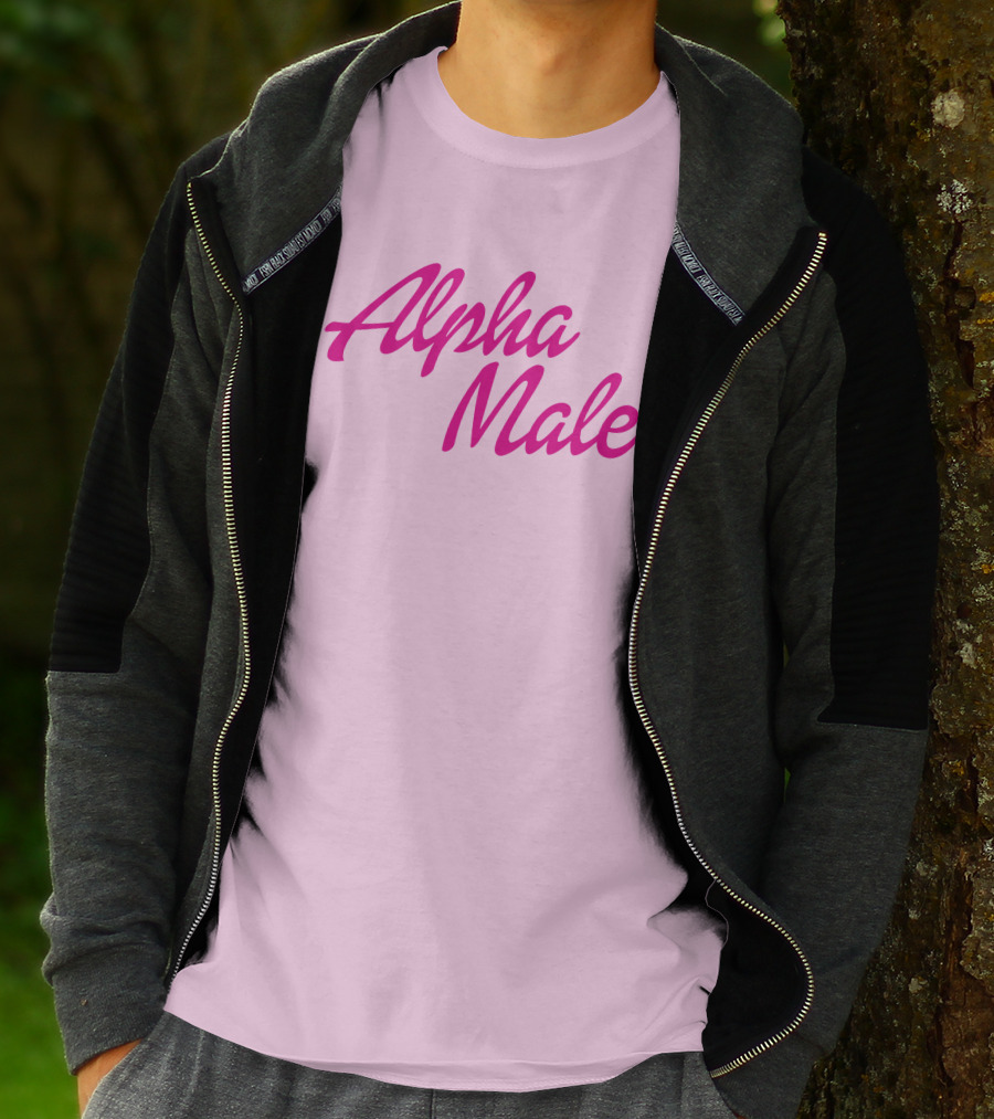Alpha Male Brys Online Bryson Pink T-Shirt