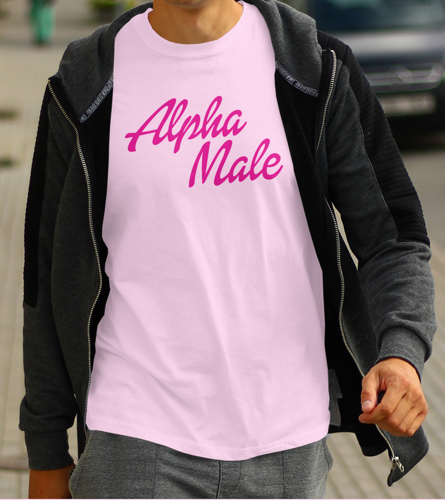 Alpha Male Brys Online Bryson Pink T-Shirt
