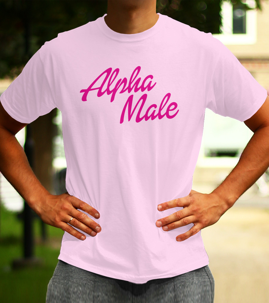 Alpha Male Brys Online Bryson Pink T-Shirt